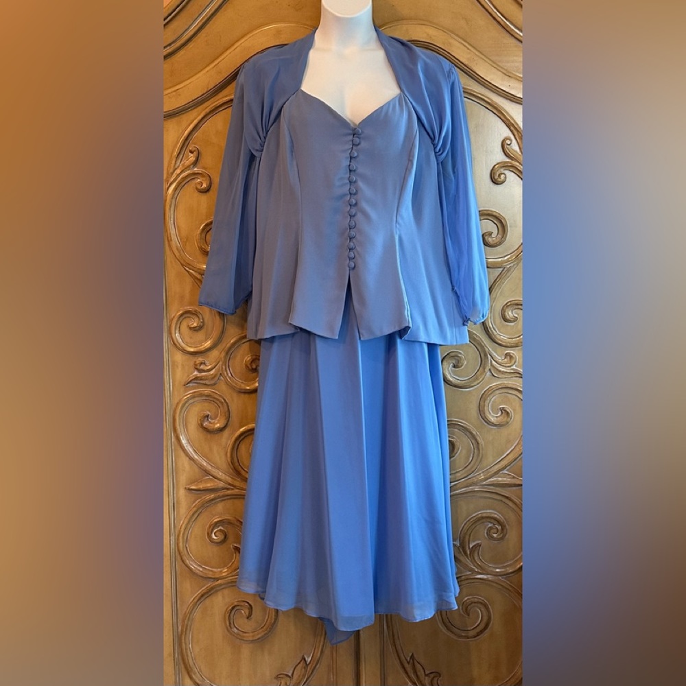 Periwinkle Blue one-of-a-kind special occasion dress